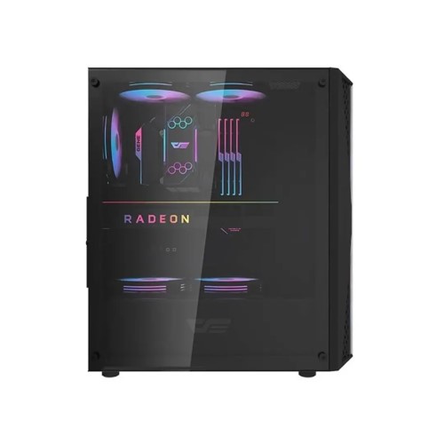 Aigo DarkFlash DK352 PLUS Tempered Glass ATX Case (Black)