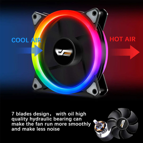 Aigo DarkFlash DR12 Pro RGB Case Fan (Single)