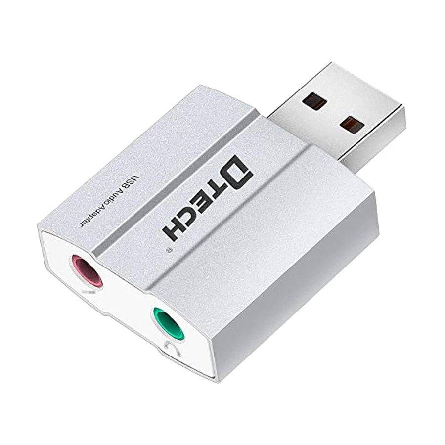 Dtech DT-6006 USB External Sound Card 