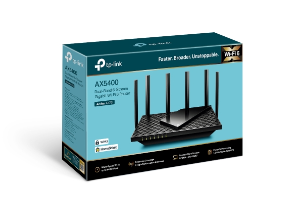 TP-Link Archer AX73 AX5400 Dual-Band 6-Stream Gigabit Wi-Fi 6 Router