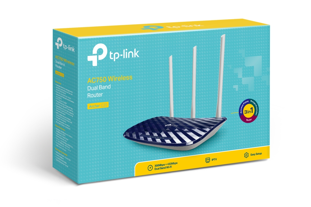 Tp-link Archer c20 AC750 Dual Band Router