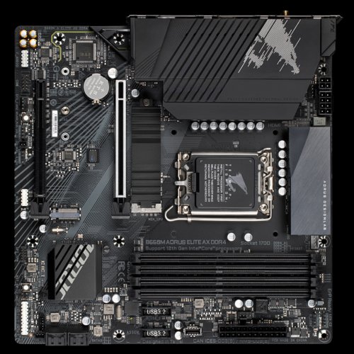 Gigabyte B660M AORUS ELITE AX DDR4 12TH Gen Intel Motherboard