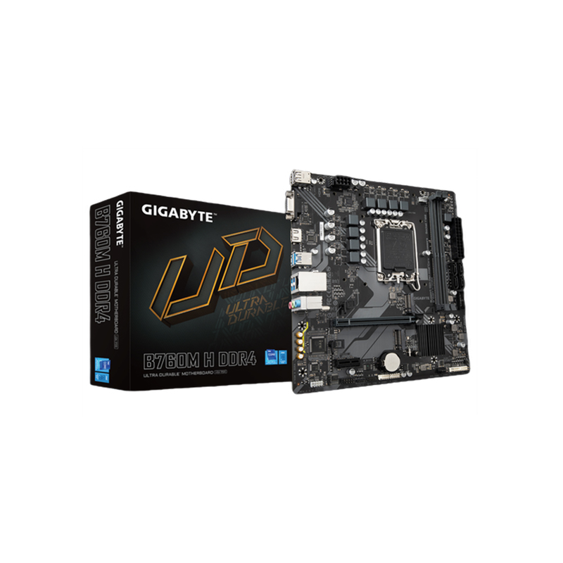 GIGABYTE B760M H DDR4 INTEL MOTHERBOARD