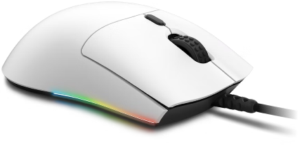 NZXT MS-1WRAX-BM-White LIFT Wired Mouse