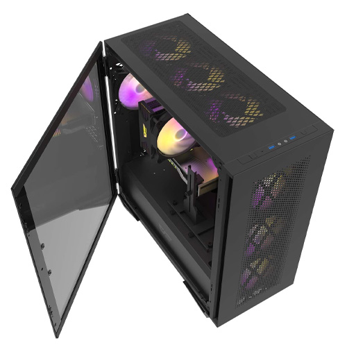 Aigo Darkflash DLS 480 Luxury ATX 4 Fan PC Case