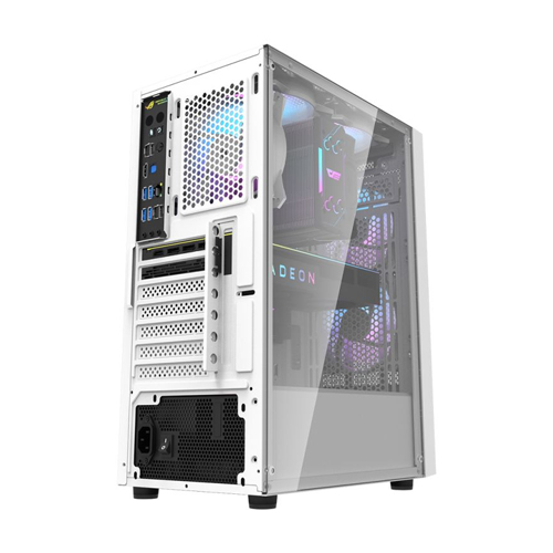 AIGO DARKFLASH A290 TEMPERED GLASS ATX CASE (WHITE)