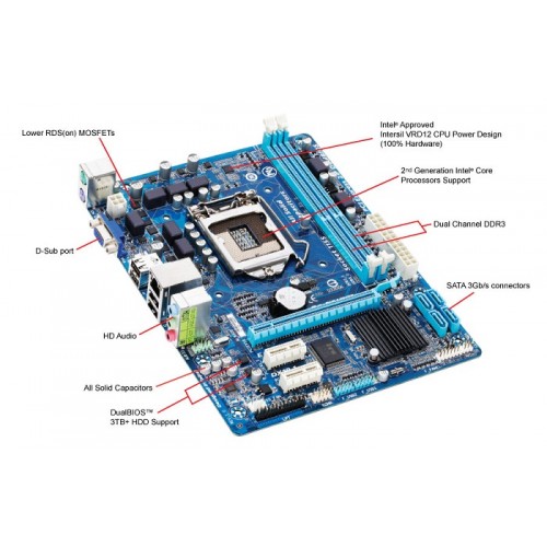 Gigabyte GA-H61M-DS2 Motherboard