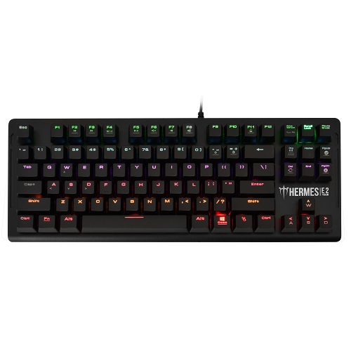 Gamdias Hermes E2 7 Color Backlit Brown Switch Mechanical Gaming Keyboard