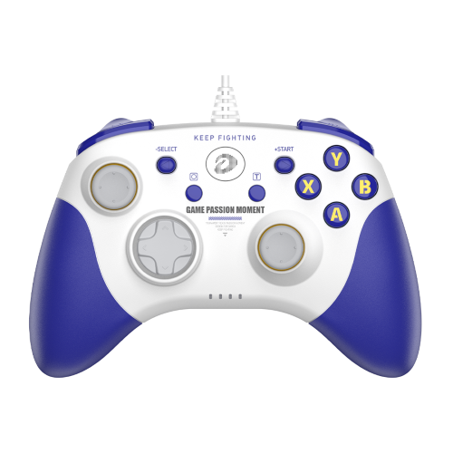 DAREU H101 Wired Gamepad 360° Joystick Controller (Blue)