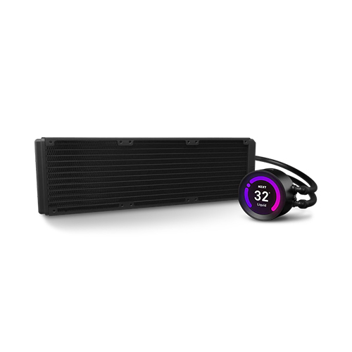 NZXT Kraken Z73 RGB 360mm Liquid Cooler with LCD Display(Black)