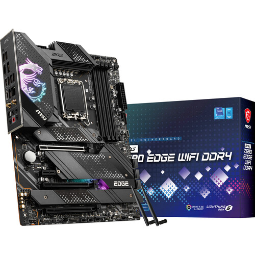 MSI MPG Z690 EDGE WIFI DDR4 12th Gen ATX Motherboard