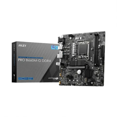 MSI PRO B660M-G DDR4 MICRO-ATX 12TH GEN INTEL MOTHERBOARD