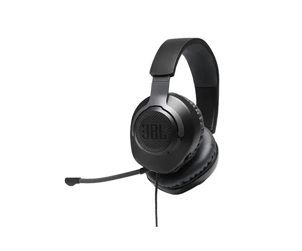 JBL Quantum 100 Wired Over-Ear Gaming Headset (Black)