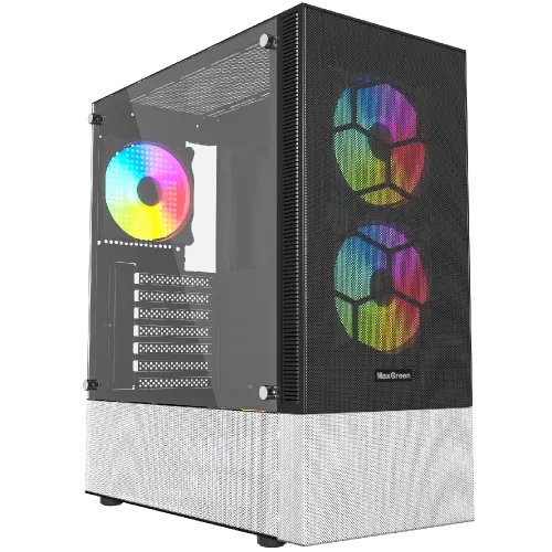 MaxGreen 833 Mid-Tower ARGB ATX Gaming Case