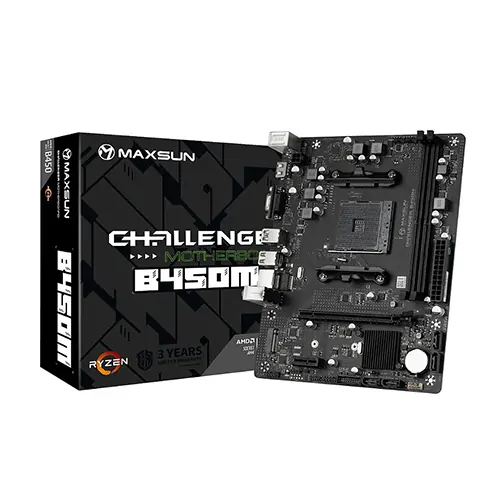 MAXSUN CHALLENGER B450M MICRO ATX MOTHERBOARD