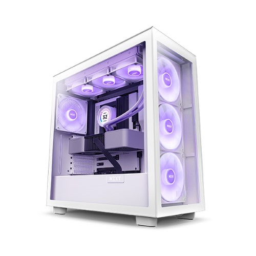 NZXT H7 Elite 2023 Edition Premium ATX Mid-Tower Casing - White