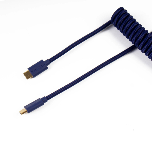 Keychron Coiled Aviator Cable(Blue)