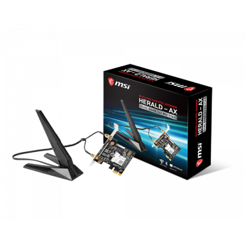 MSI Herald-AX Intel AX200NGW WiFi 6 Wireless PCIe Adapter