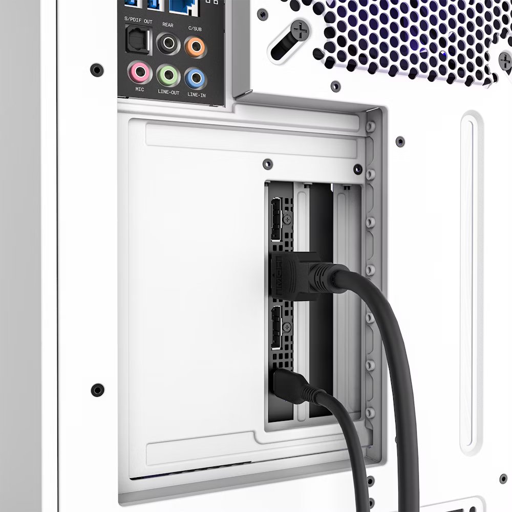 NZXT Vertical GPU Mounting Kit - White