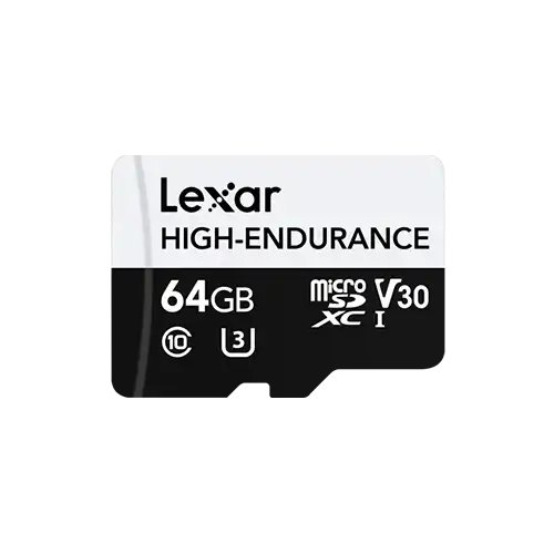 Lexar High-Endurance 64GB MicroSD UHS-I Memory Card