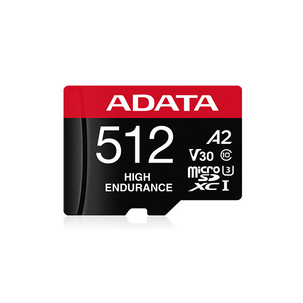 ADATA High-Endurance 512GB UHS-I Class 10 microSDXC Card for Surveillance Camera