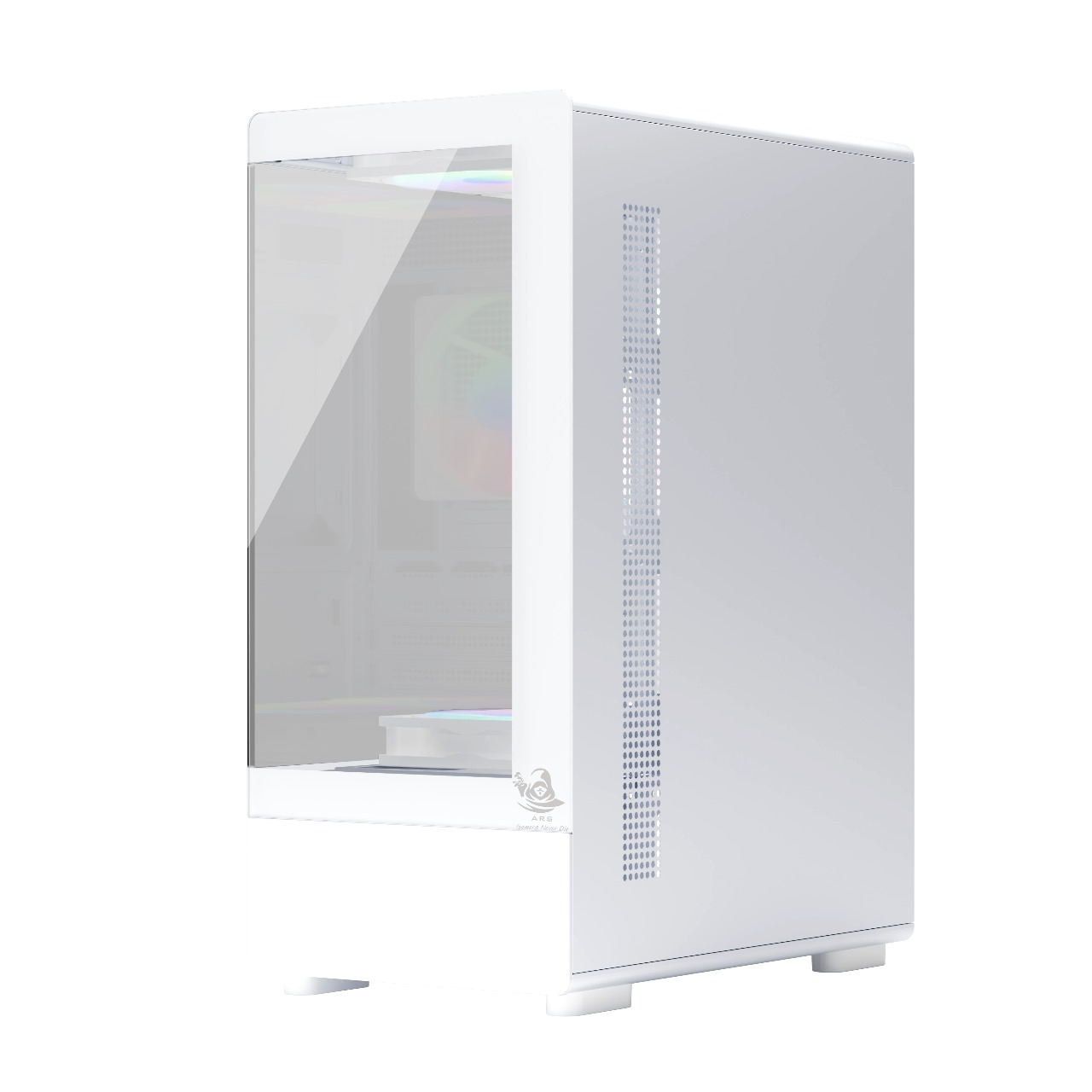 ARS Snow J-330-1 ARGB Desktop Gaming Case White