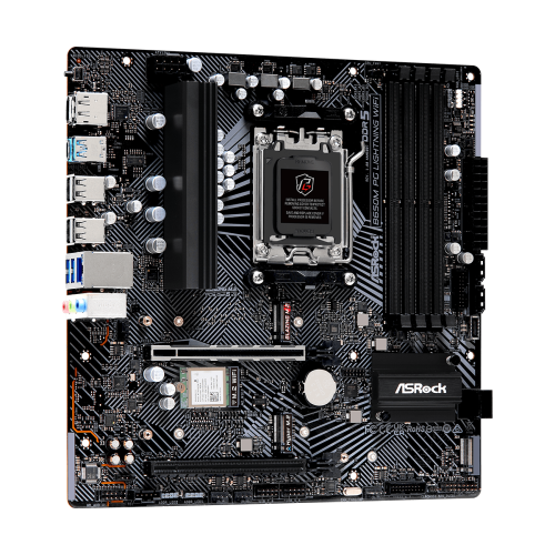 ASRock B650M PG Lightning WiFi AMD AM5 DDR5 Micro ATX Motherboard