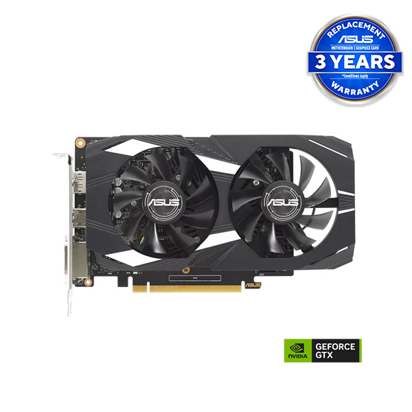 ASUS Dual GeForce GTX 1650 V2 4GB GDDR6 OC Edition Graphics Card