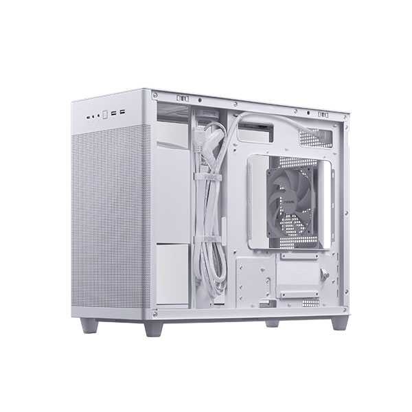 ASUS Prime (AP201) Tempered Glass MicroATX Case - White