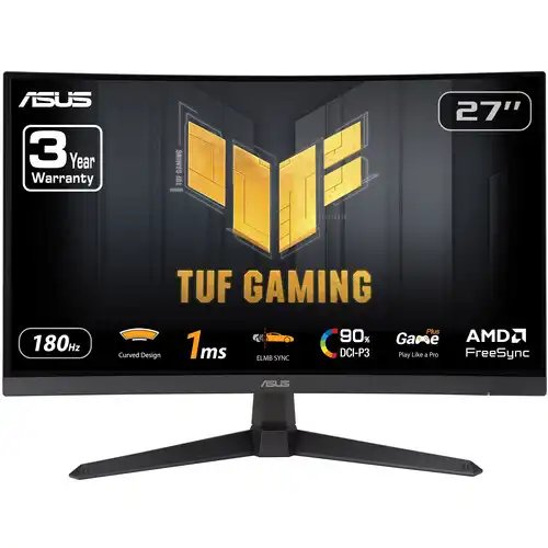 ASUS TUF Gaming VG27VQ3B 27" VA 180HZ FHD Curved Gaming Monitor