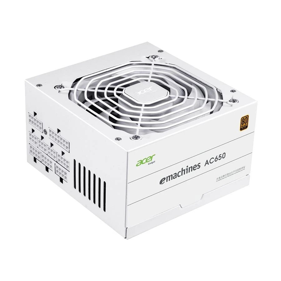 Acer eMachines AC650W 650W Full Modular White Power Supply