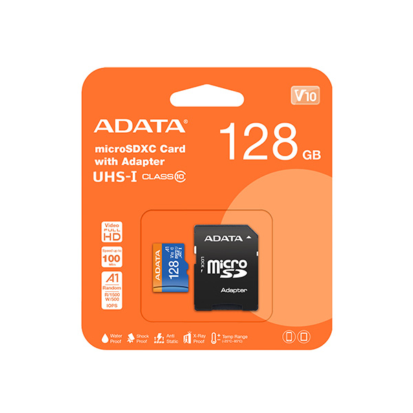 Adata 128 GB Class 10 A1 microSDXC Card