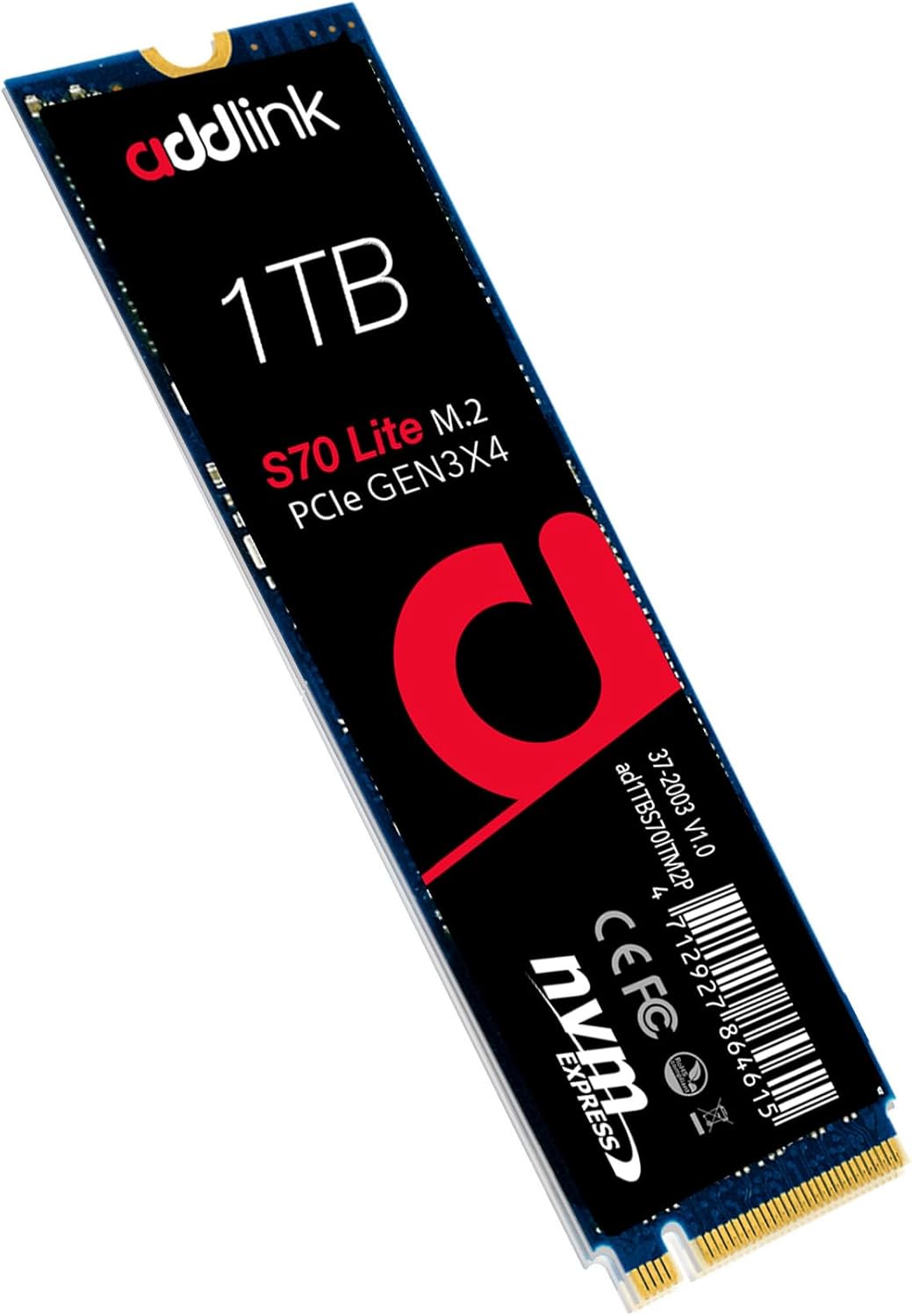 Addlink S70 Lite 1TB M.2 2280 PCIe NVMe SSD