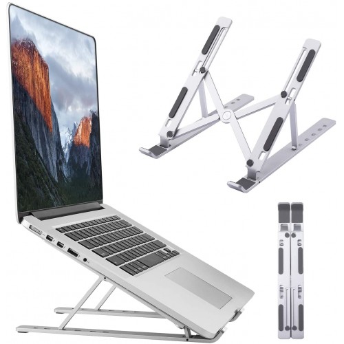 Adjustable & Foldable 10" to 17.5" 6 Angles Travel Laptop Stand (10810)