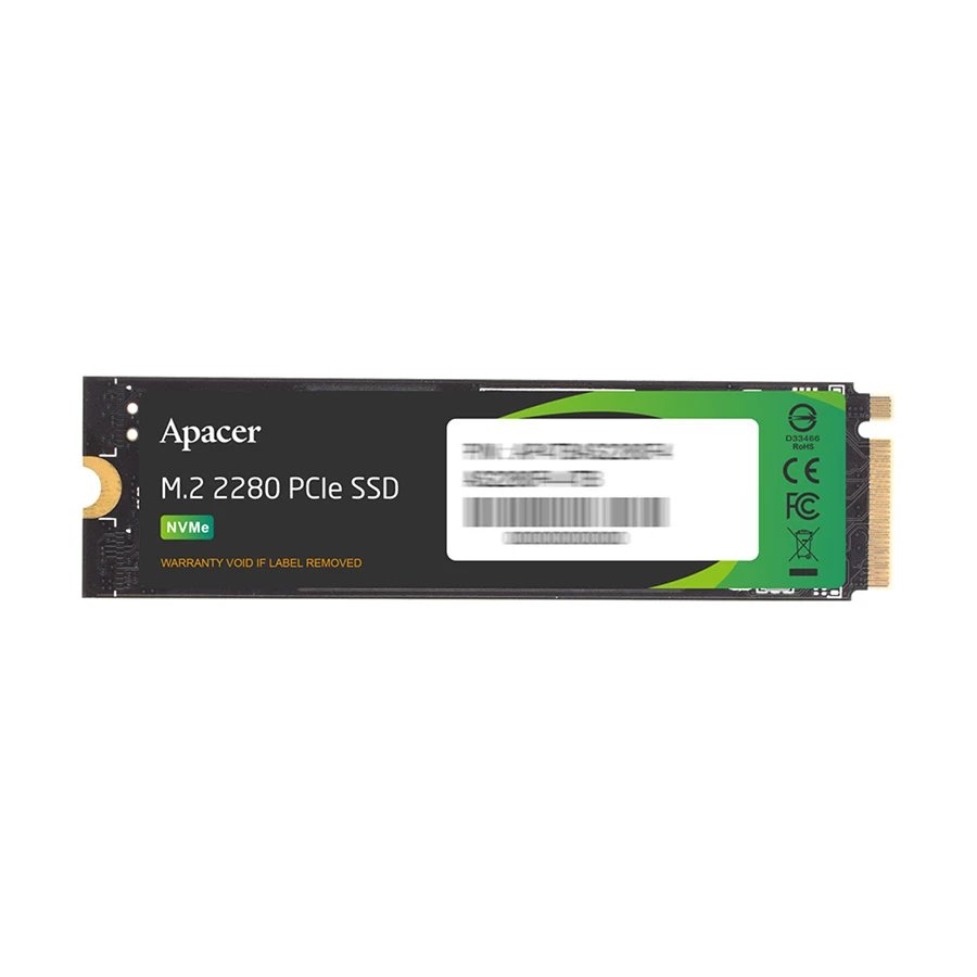 Apacer AS2280F4 1TB M.2 2280 NVMe PCIe Gen5 x4 heatsink Internal SSD Drive with Heatsink