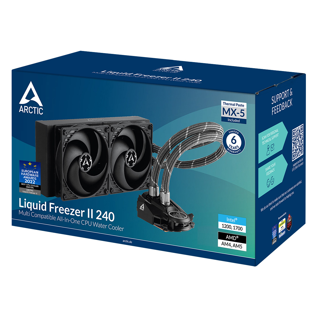 Arctic Liquid Freezer II 240 Multi-Compatible All-in-One CPU Cooler