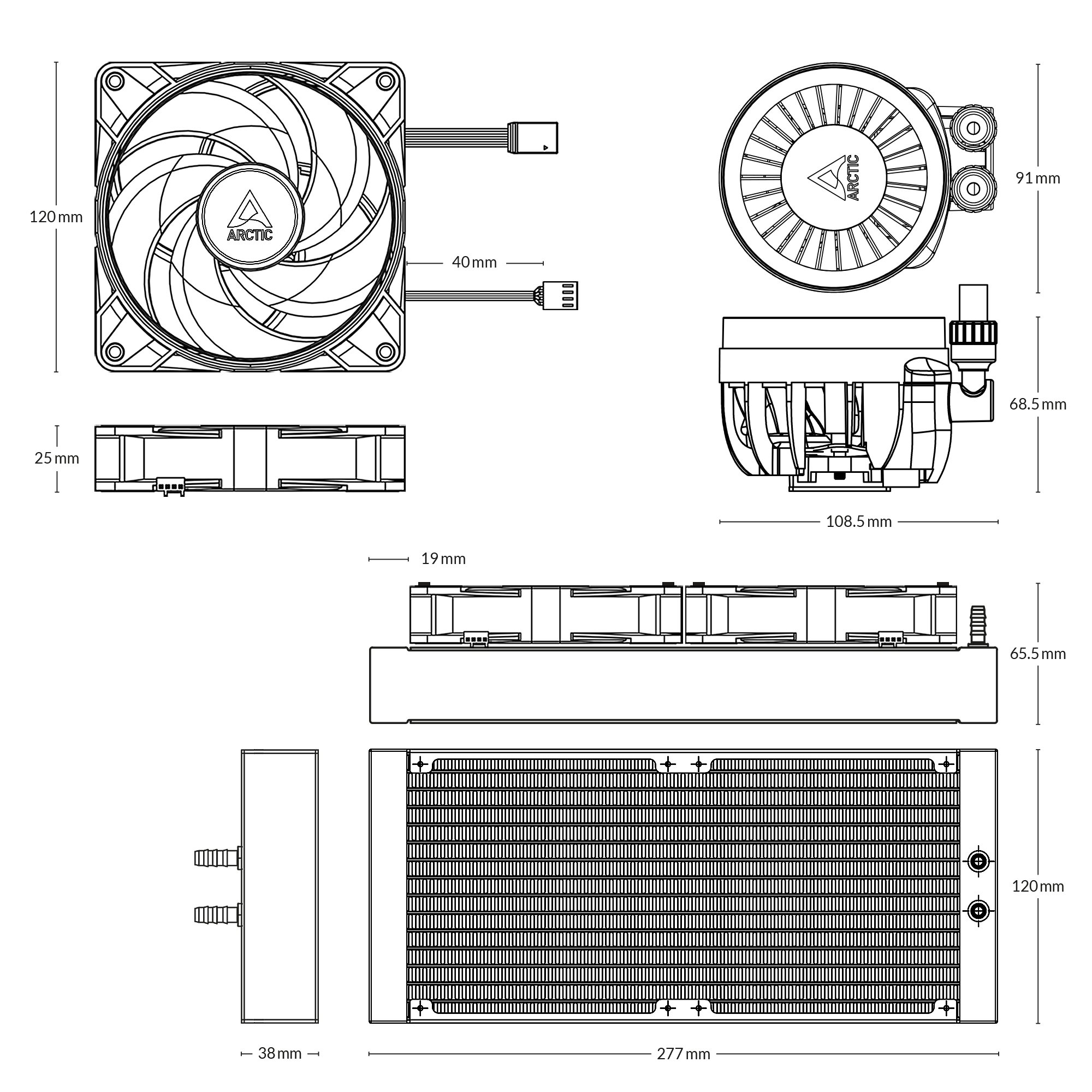 Arctic Liquid Freezer III 240MM RGB Liquid CPU Cooler