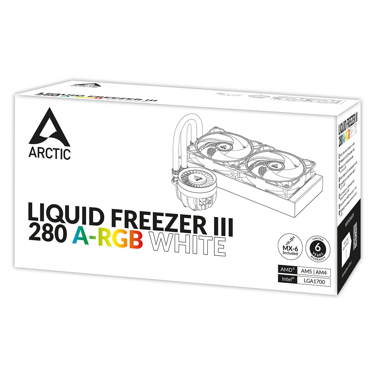 Arctic Liquid Freezer III 280MM ARGB Liquid CPU Cooler White