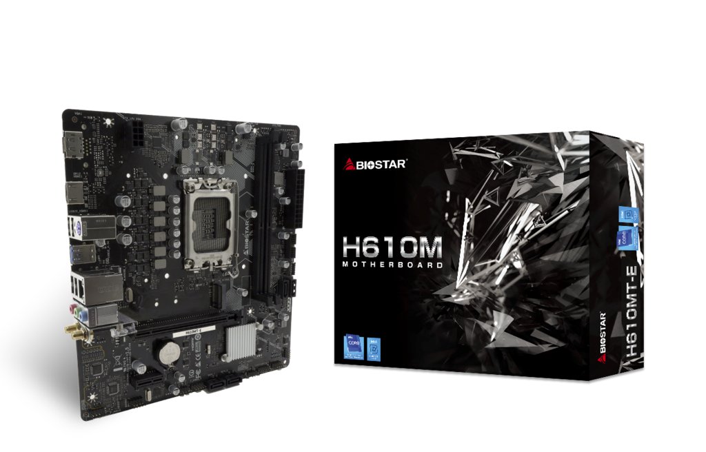 Biostar H610MT-E 12th/13th/14th Gen micro atx motherboard