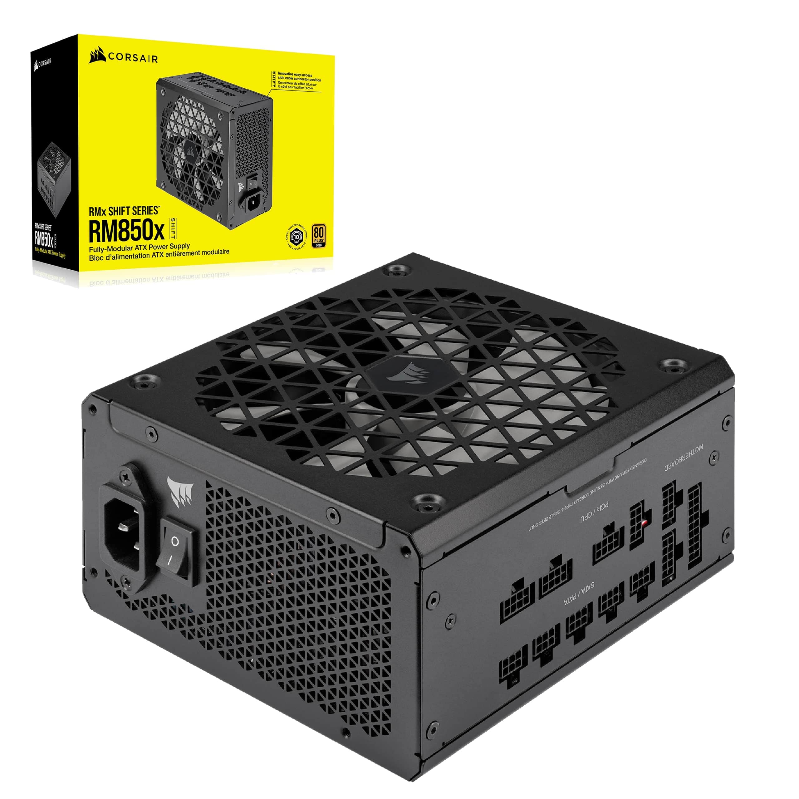 Corsair RM850x SHIFT 850W 80 PLUS Gold Fully Modular ATX Power Supply