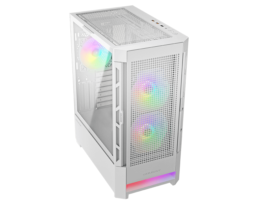 Cougar Airface RGB Mid Tower E-ATX Gaming Casing White