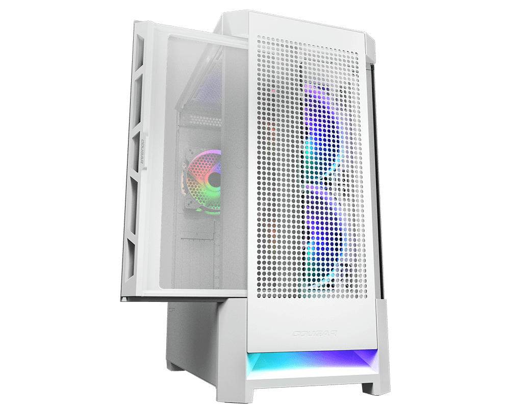 Cougar Airface RGB Mid Tower E-ATX Gaming Casing White