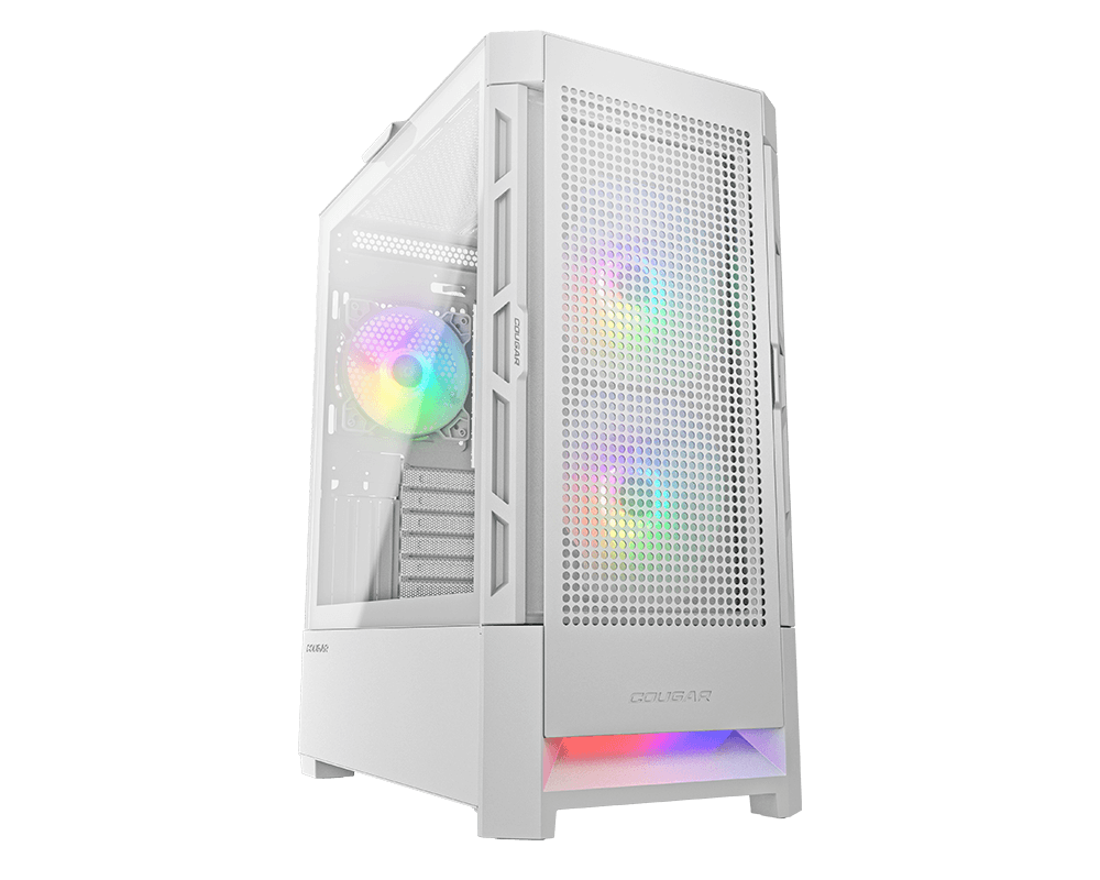 Cougar Airface RGB Mid Tower E-ATX Gaming Casing White