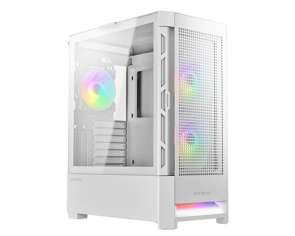 Cougar Airface RGB Mid Tower E-ATX Gaming Casing White