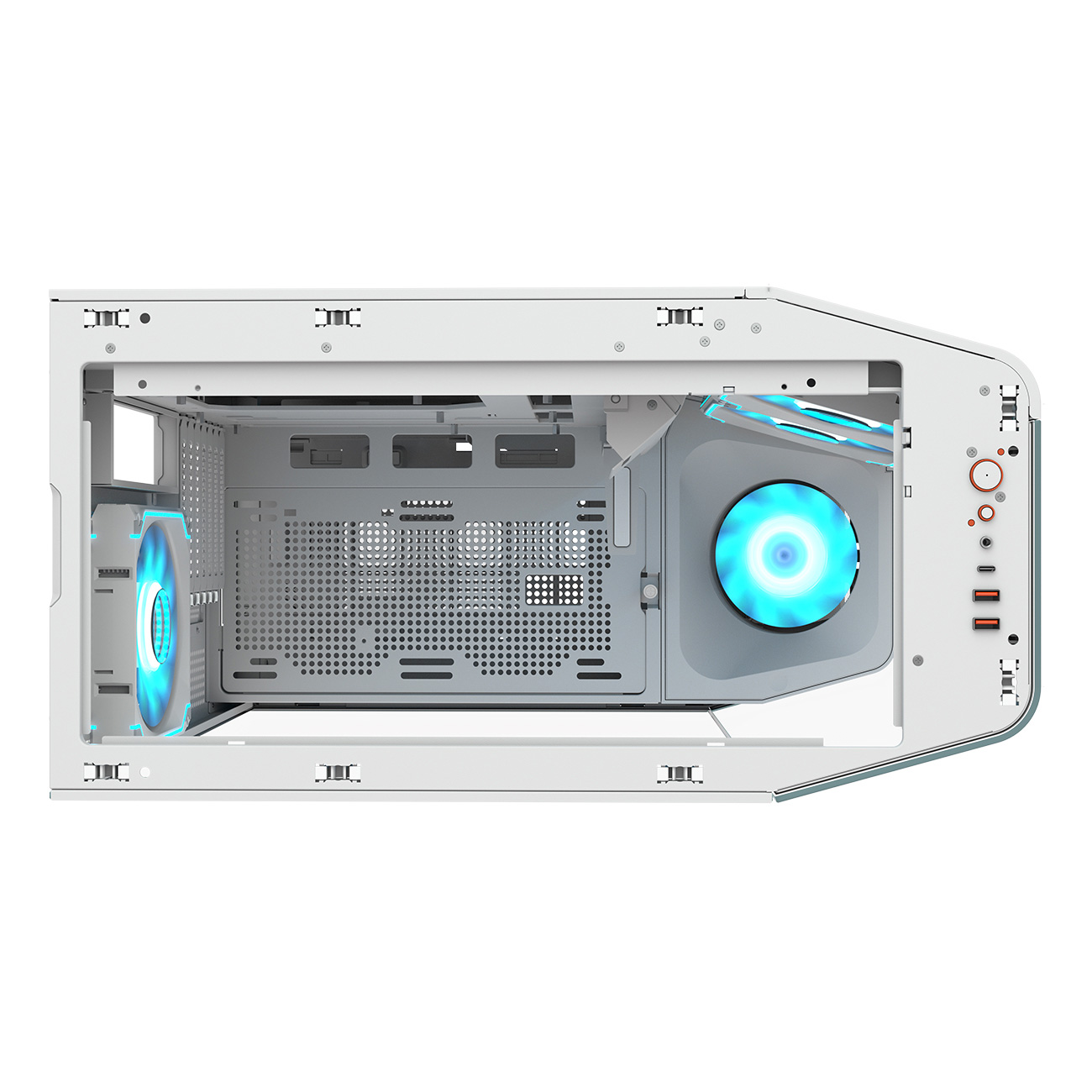 Cougar FV270 RGB Mid Tower E-ATX Gaming Casing White