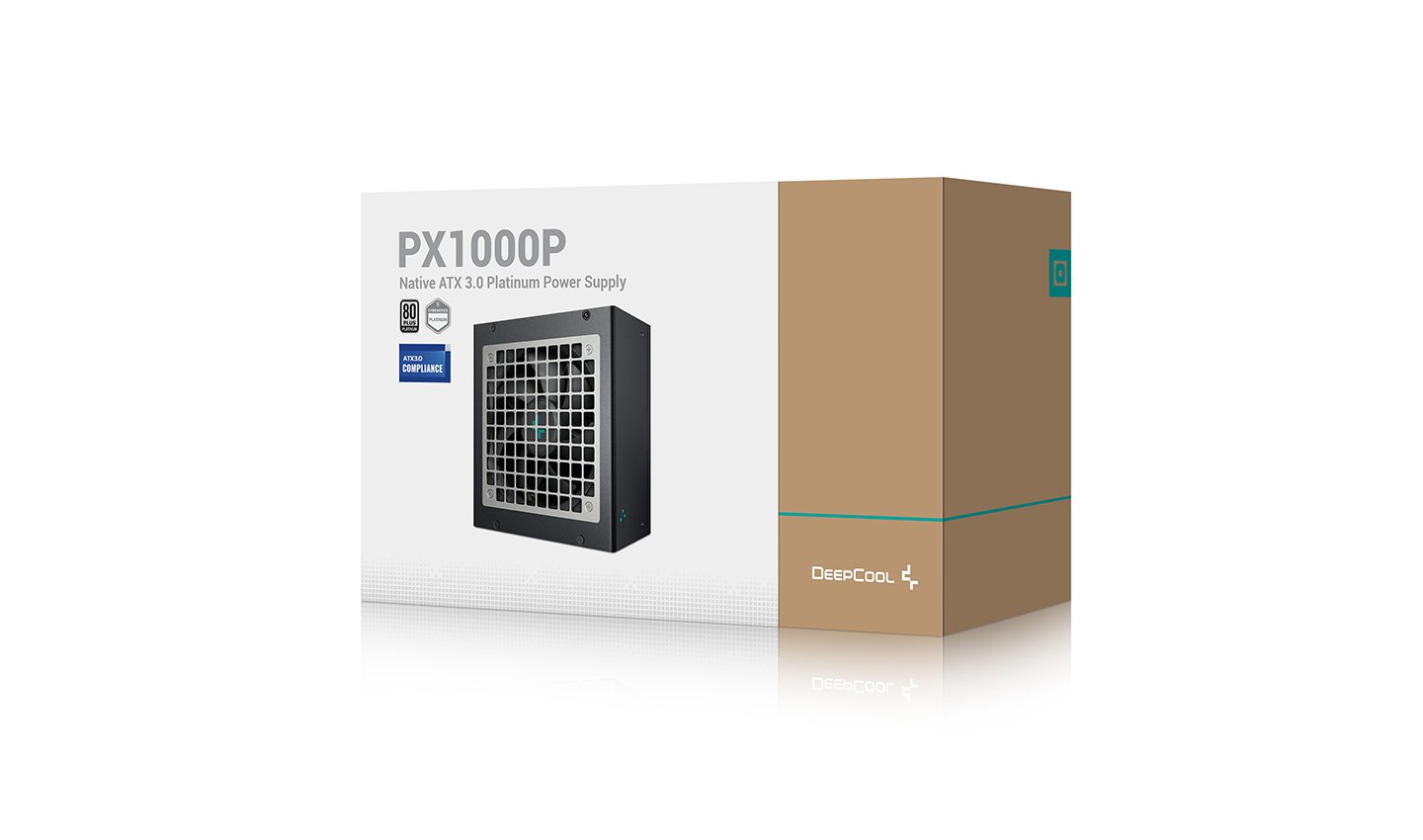 DeepCool PX1000P 1000W ATX3.0 80 PLUS Platinum Fully Modular Power Supply