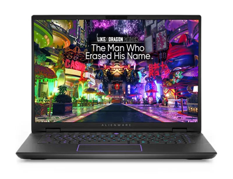 Dell Alienware M16 R2 2024 Model CU7-155H RTX 4070 8GB, 16GB RAM, 1TB SSD 16.0″ QHD+ 240Hz Display Gaming Laptop (Black)