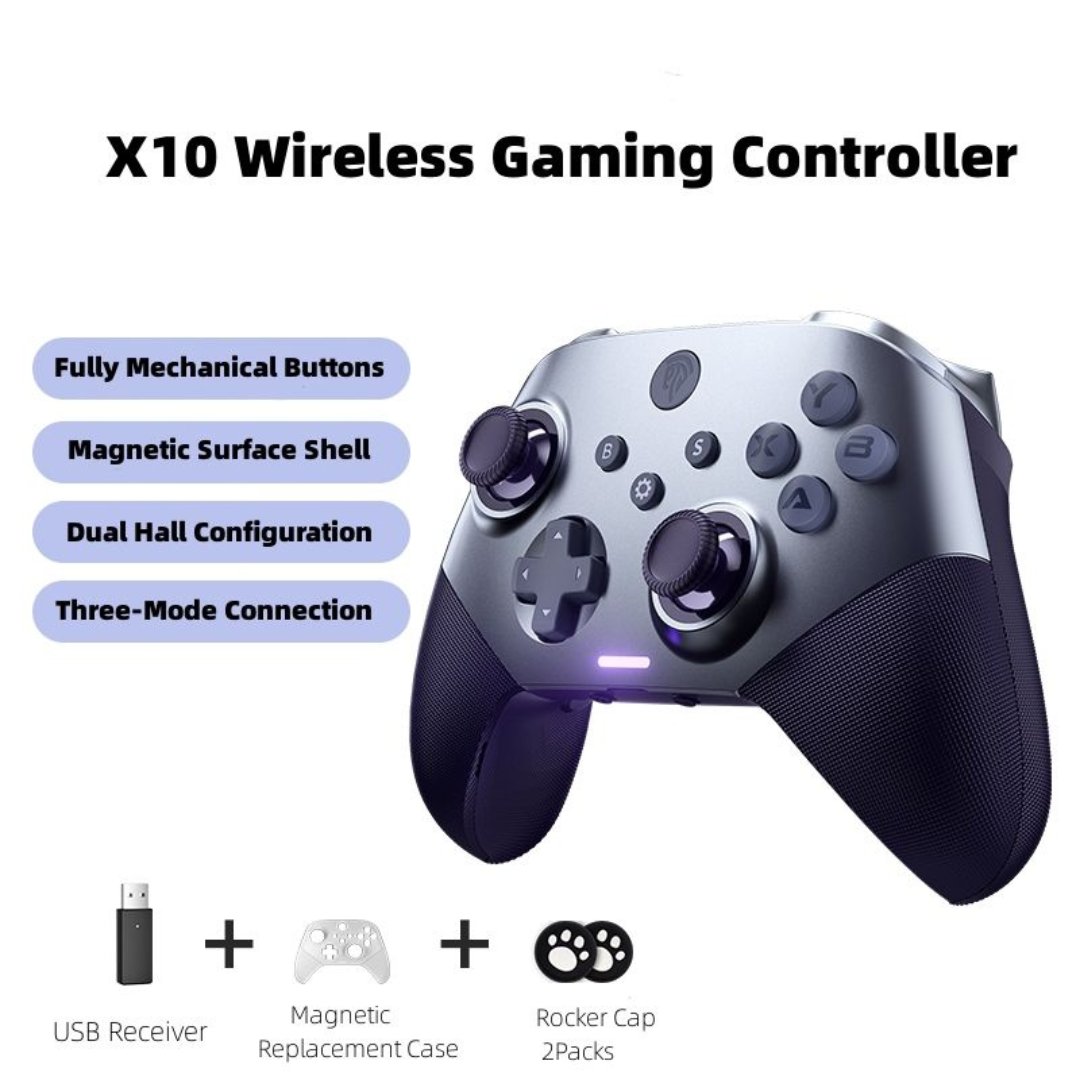 EasySMX X10 Tri-Mode Wireless Controller with Mechanical Buttons