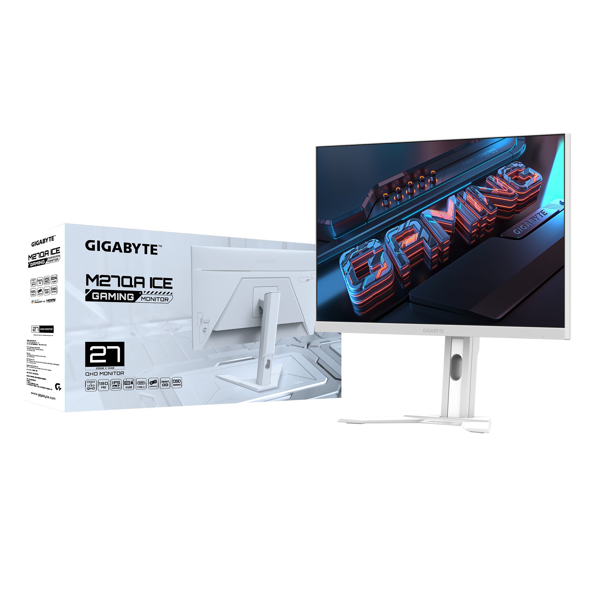 GIGABYTE M27QA ICE 27" 180Hz Gaming Monitor