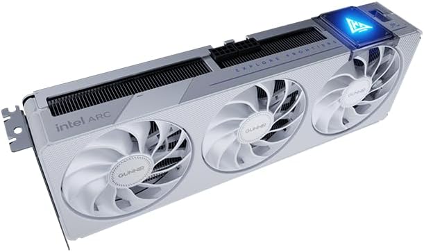 GUNNIR B580 Photon 12G OC White Graphics Card